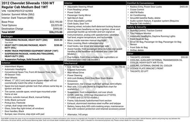 2012 Chevrolet Silverado 1500 Work Truck's photo