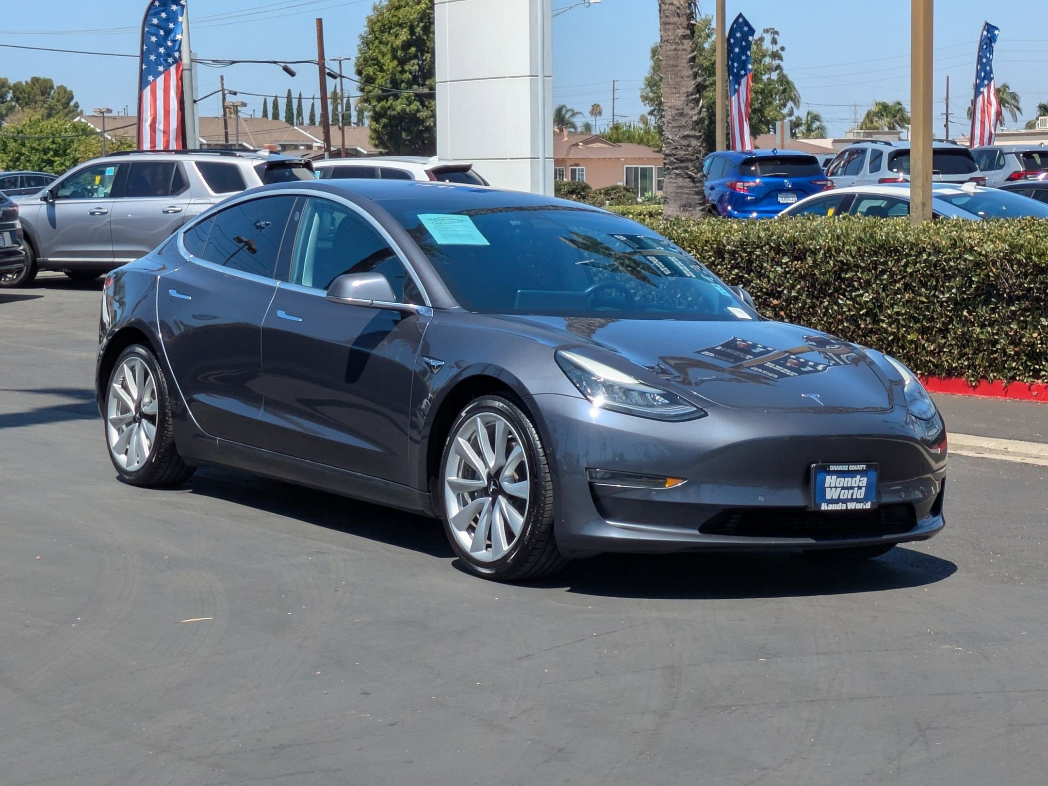 Used 2018 Tesla Model 3 Long Range Dual Motor with VIN 5YJ3E1EB5JF185017 for sale in Westminster, CA