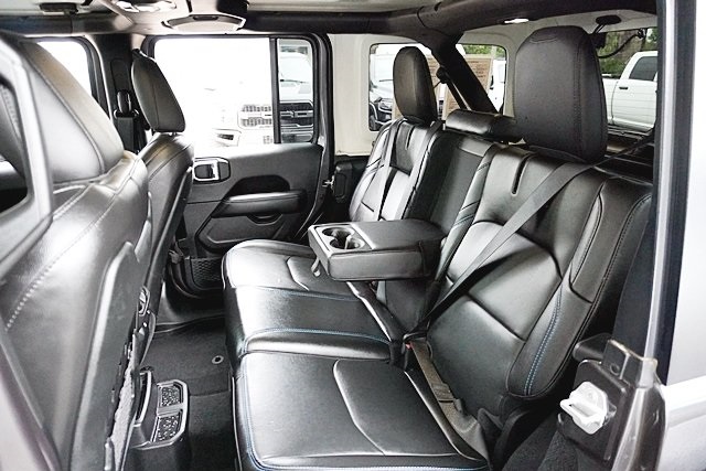 Used 2021 Gray Jeep Unlimited Rubicon 4xe image 16