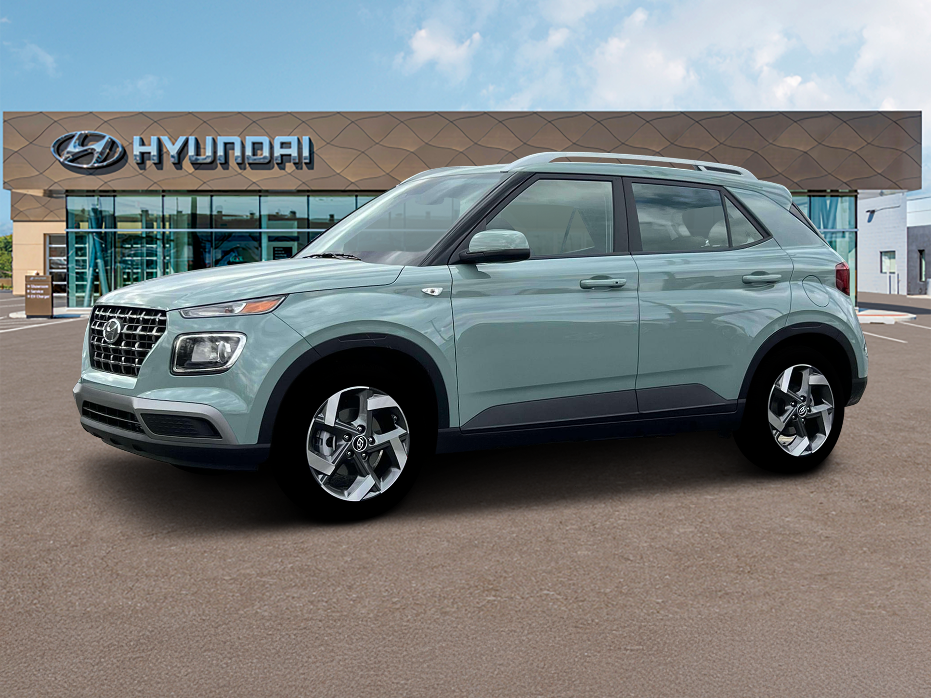 New 2025 Green Hyundai SEL image 2