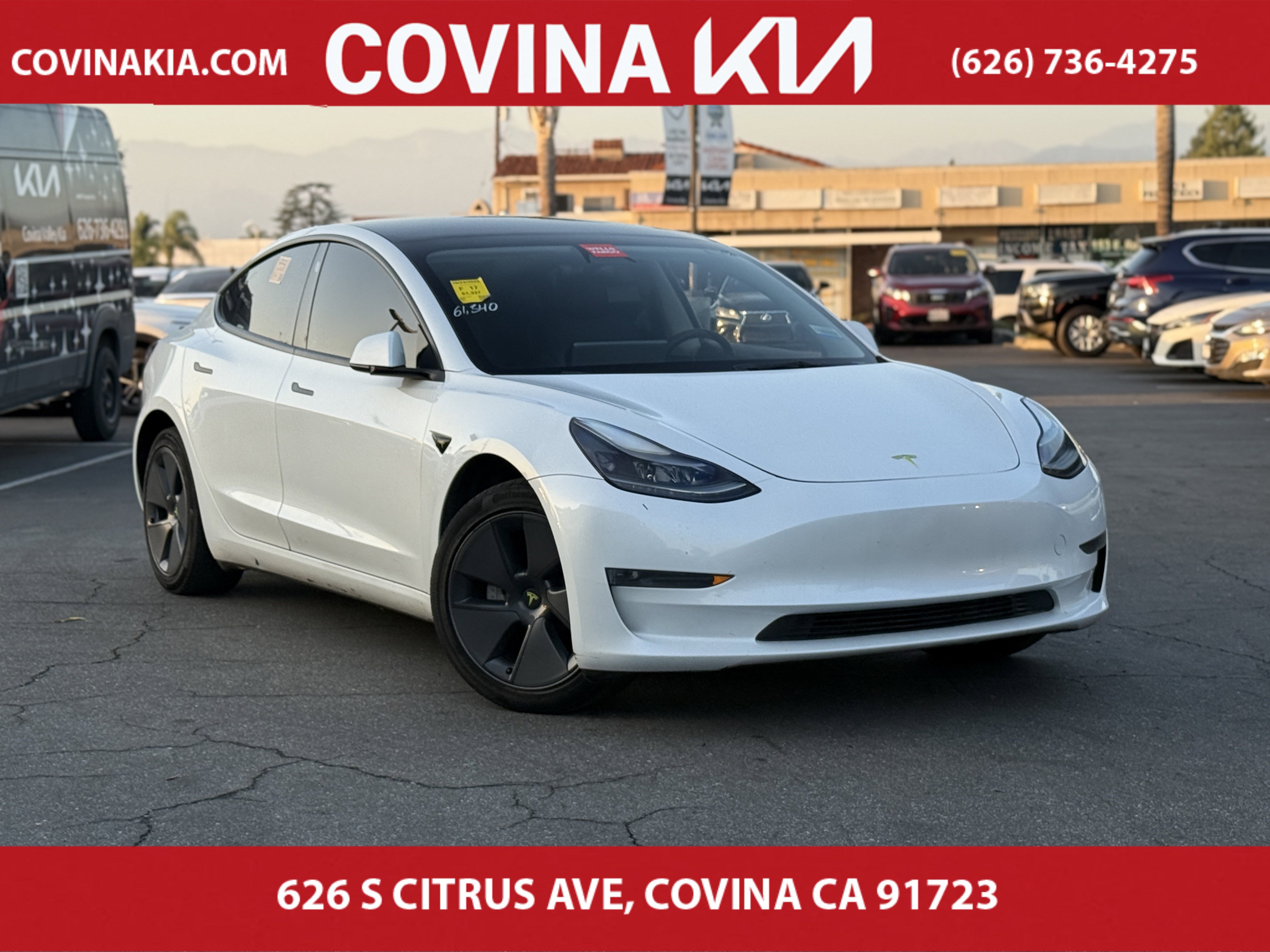 Used 2023 Tesla Model 3 Base with VIN 5YJ3E1EA5PF399828 for sale in Covina, CA