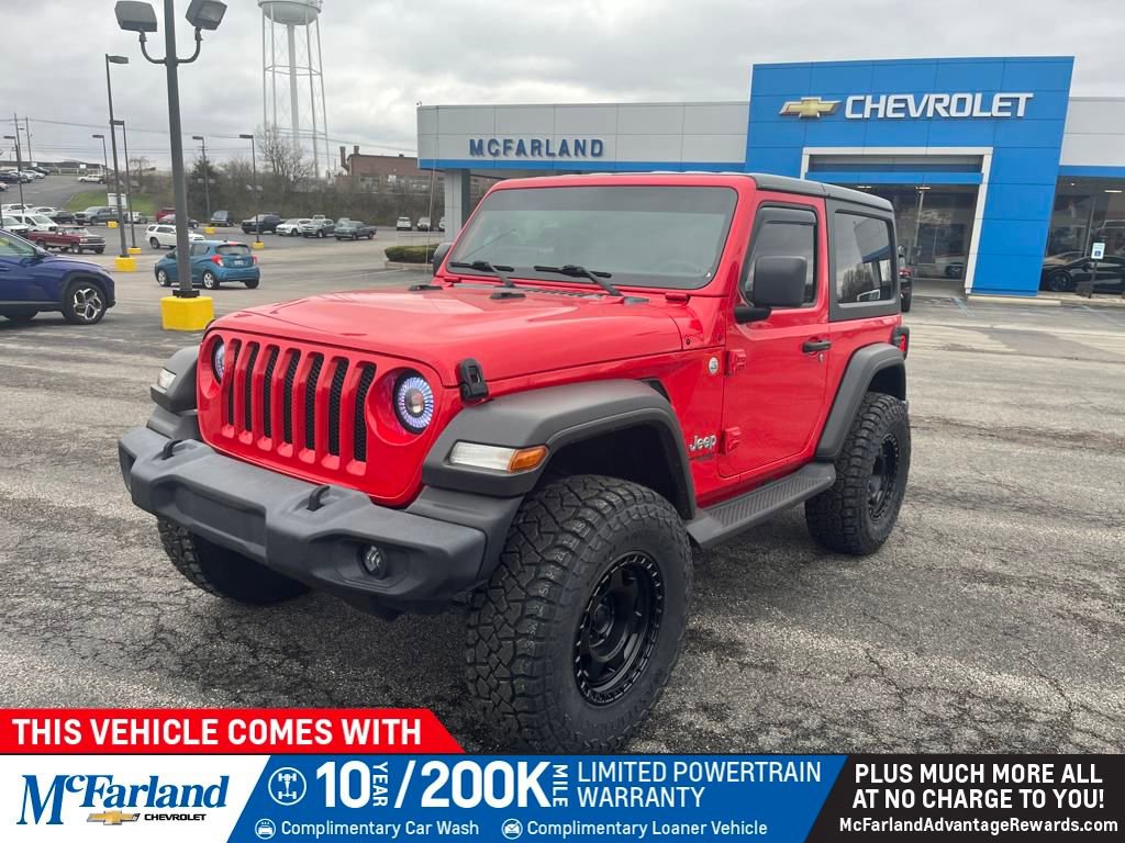 Used 2021 Red Jeep Sport 4X4 image 1