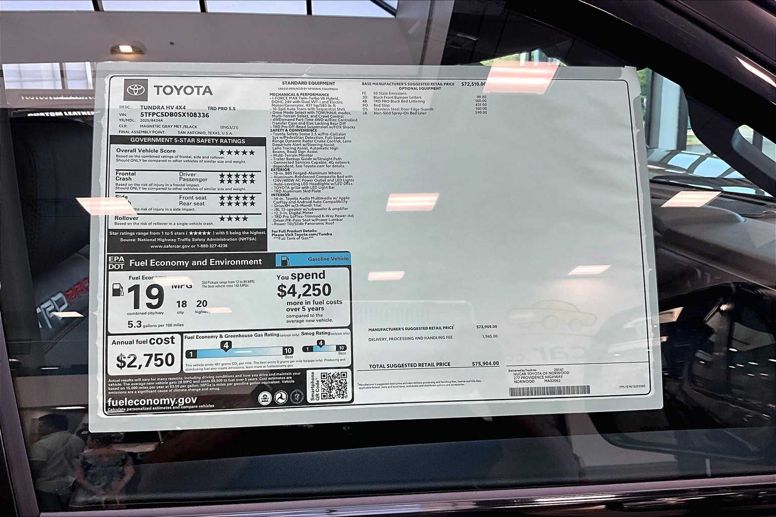 2025 Toyota Tundra TRD Pro photo 15