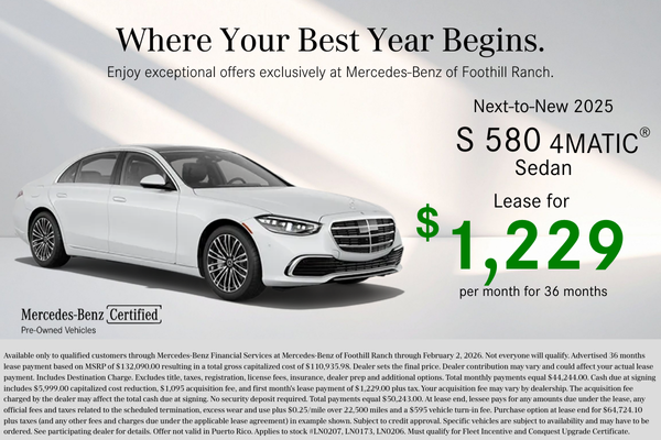 2026 Mercedes-Benz S-Class S 580's photo