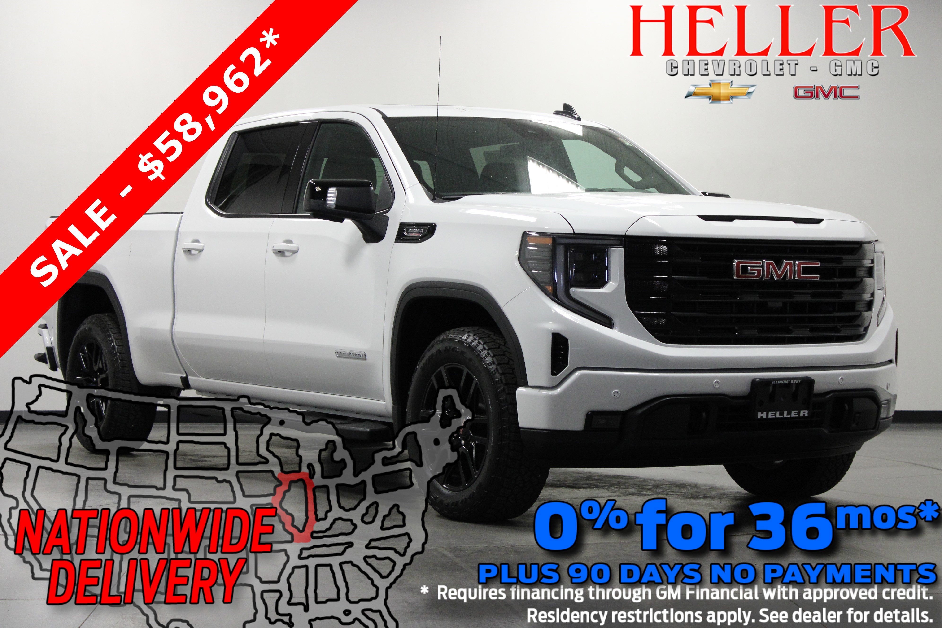 New 2025 Summit White GMC Elevation image 1