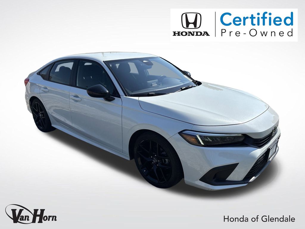 Certified Used 2023 Platinum White Pearl Honda Sport image 1