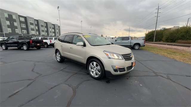 Used 2015 Chevrolet Traverse LTZ with VIN 1GNKVJKD7FJ375779 for sale in Sioux City, IA
