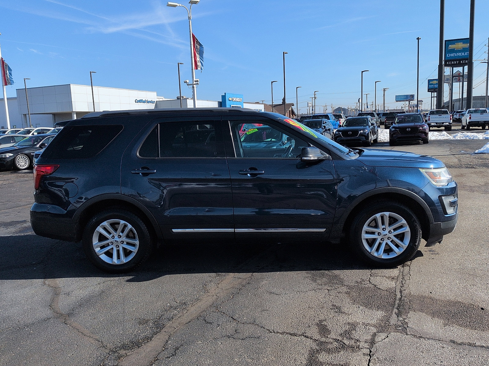 Used 2017 Ford Explorer XLT with VIN 1FM5K7DH3HGD97002 for sale in Evansville, IN