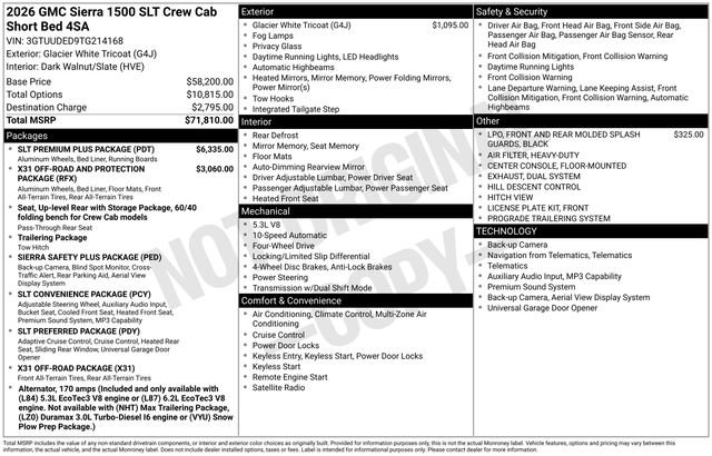 2026 GMC Sierra 1500 SLT's photo
