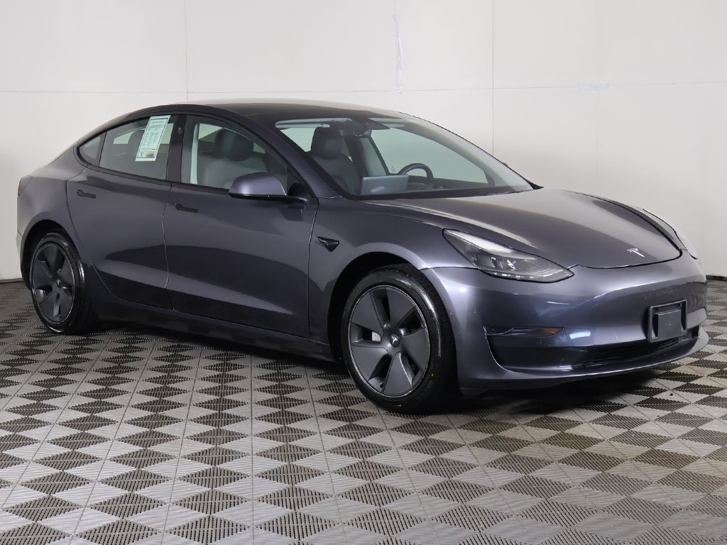 Used 2021 Tesla Model 3 Base with VIN 5YJ3E1EA2MF100551 for sale in Bedford, OH