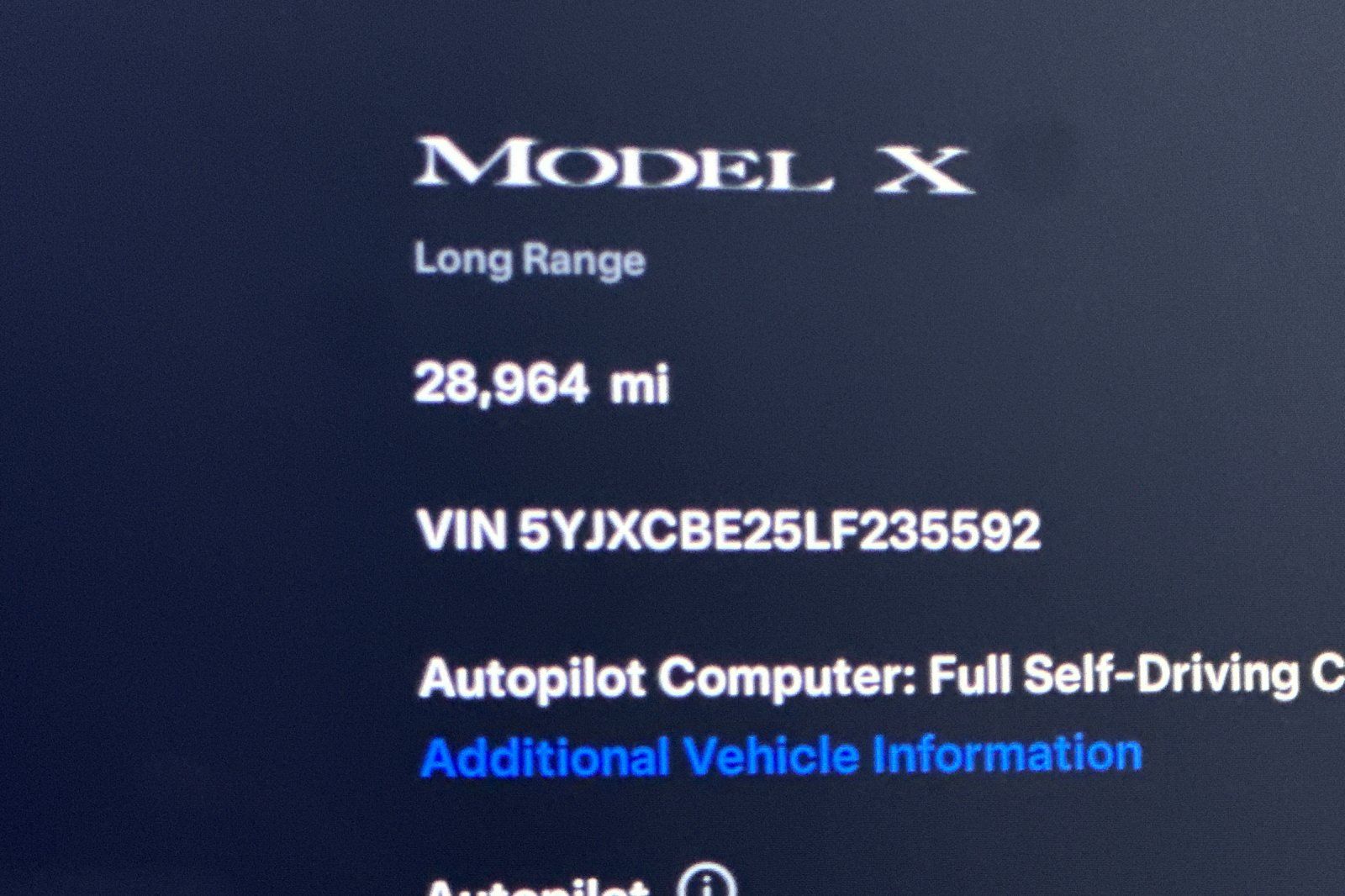 2020 Tesla Model X Long Range photo 30