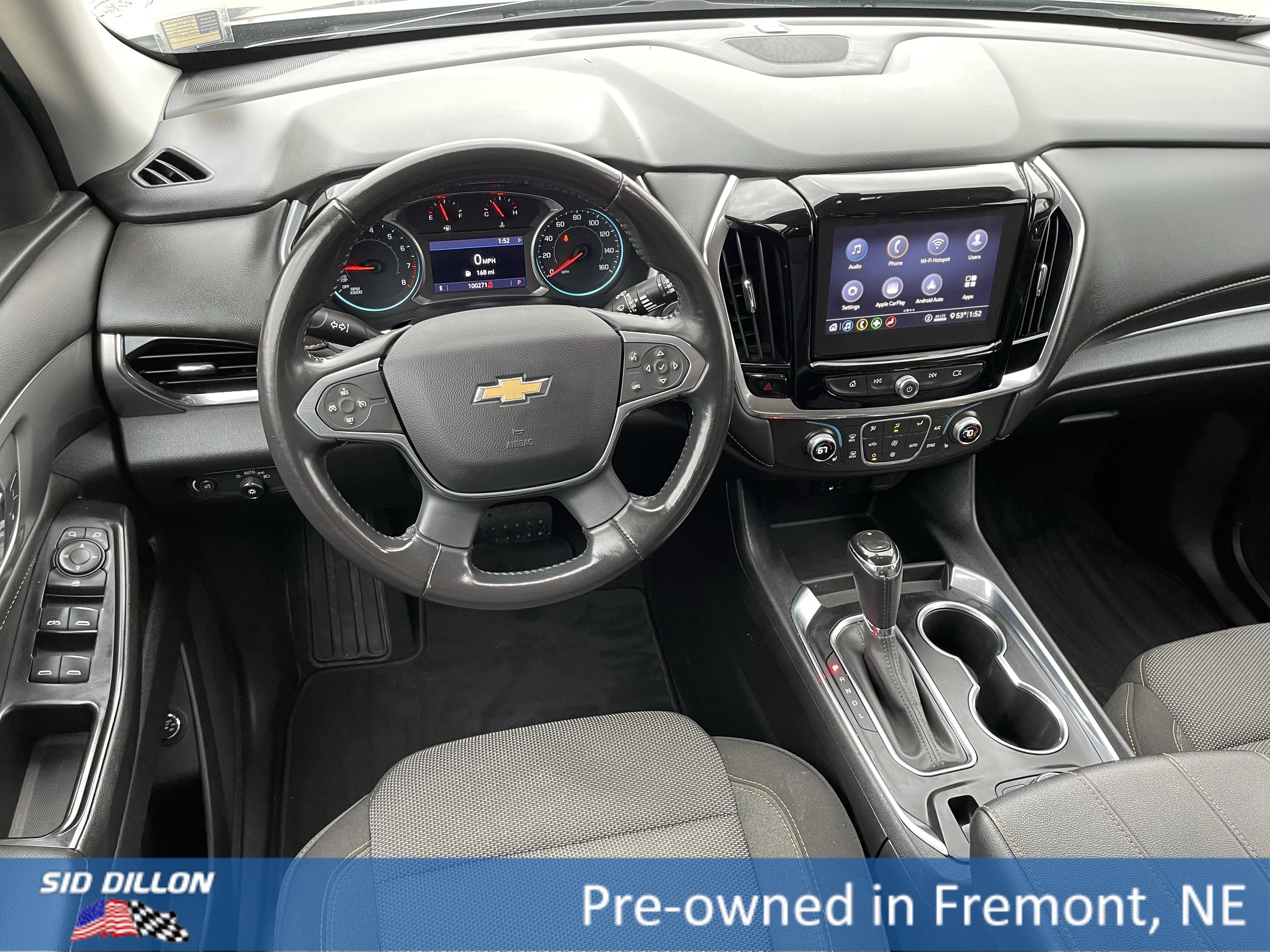 Used 2020 Chevrolet Traverse 1LT with VIN 1GNERGKW0LJ165963 for sale in Fremont, NE