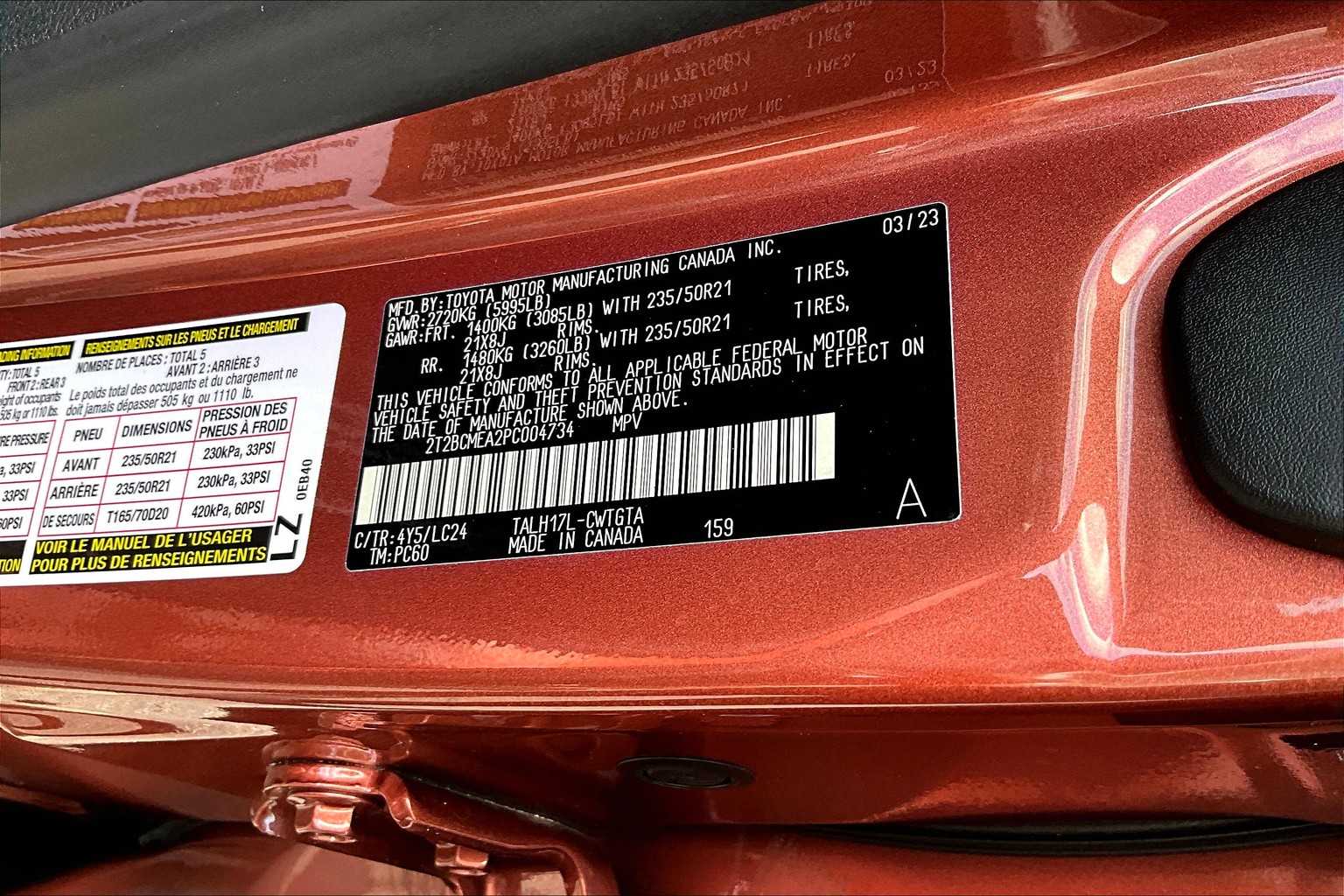 2023 Lexus RX F SPORT Performance AWD photo 36
