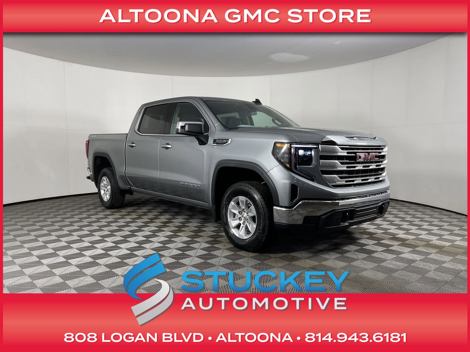 New 2024 GMC Sierra 1500 SLE Crew Cab in Altoona 24GT143 Stuckey GMC