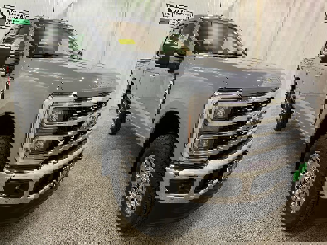 New 2025 Glacier Gray Metallic Tri-Coat Ford LARIAT image 1