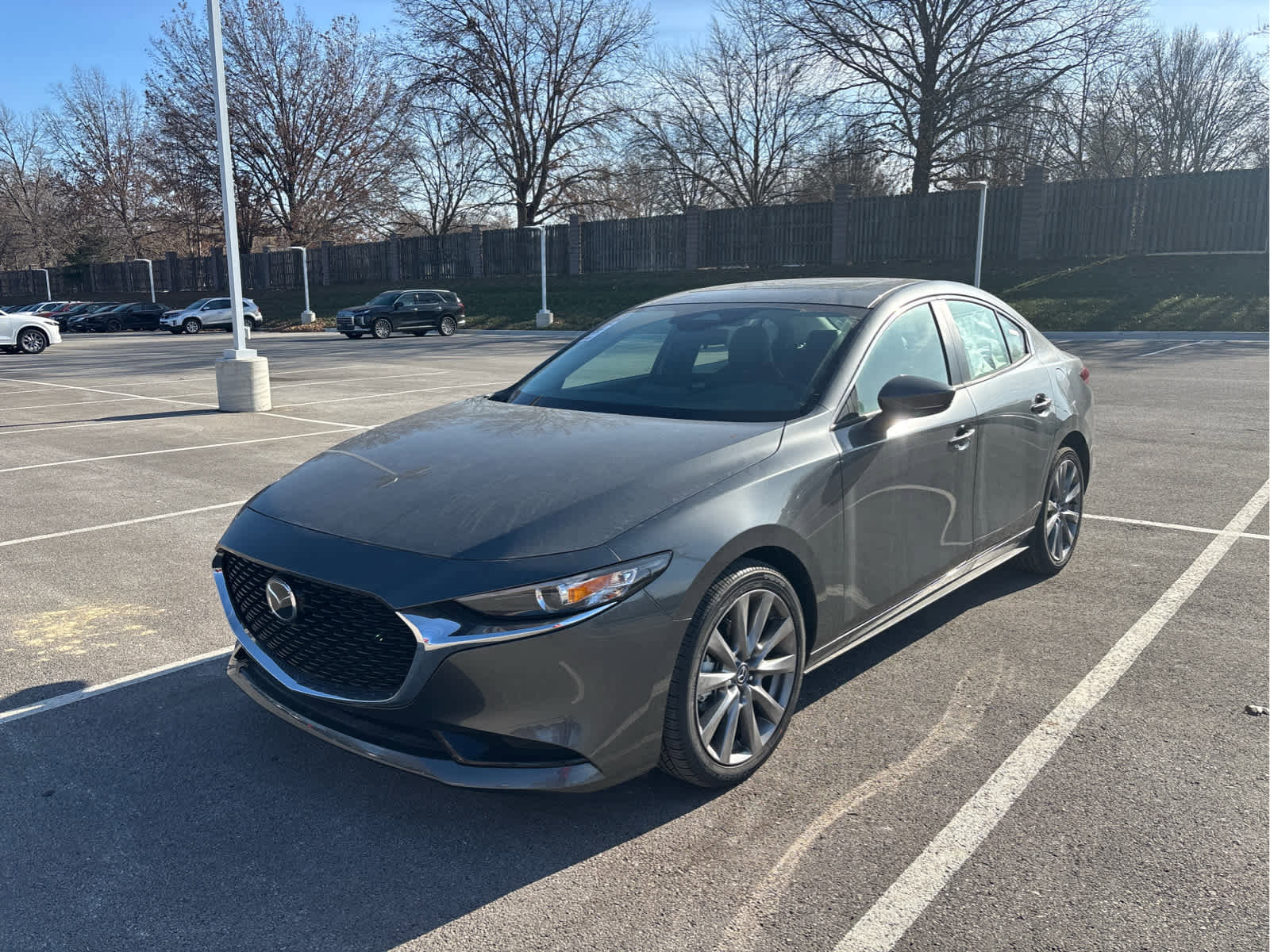 Certified 2025 Mazda Mazda3 Preferred with VIN 3MZBPACM2SM465157 for sale in Kansas City