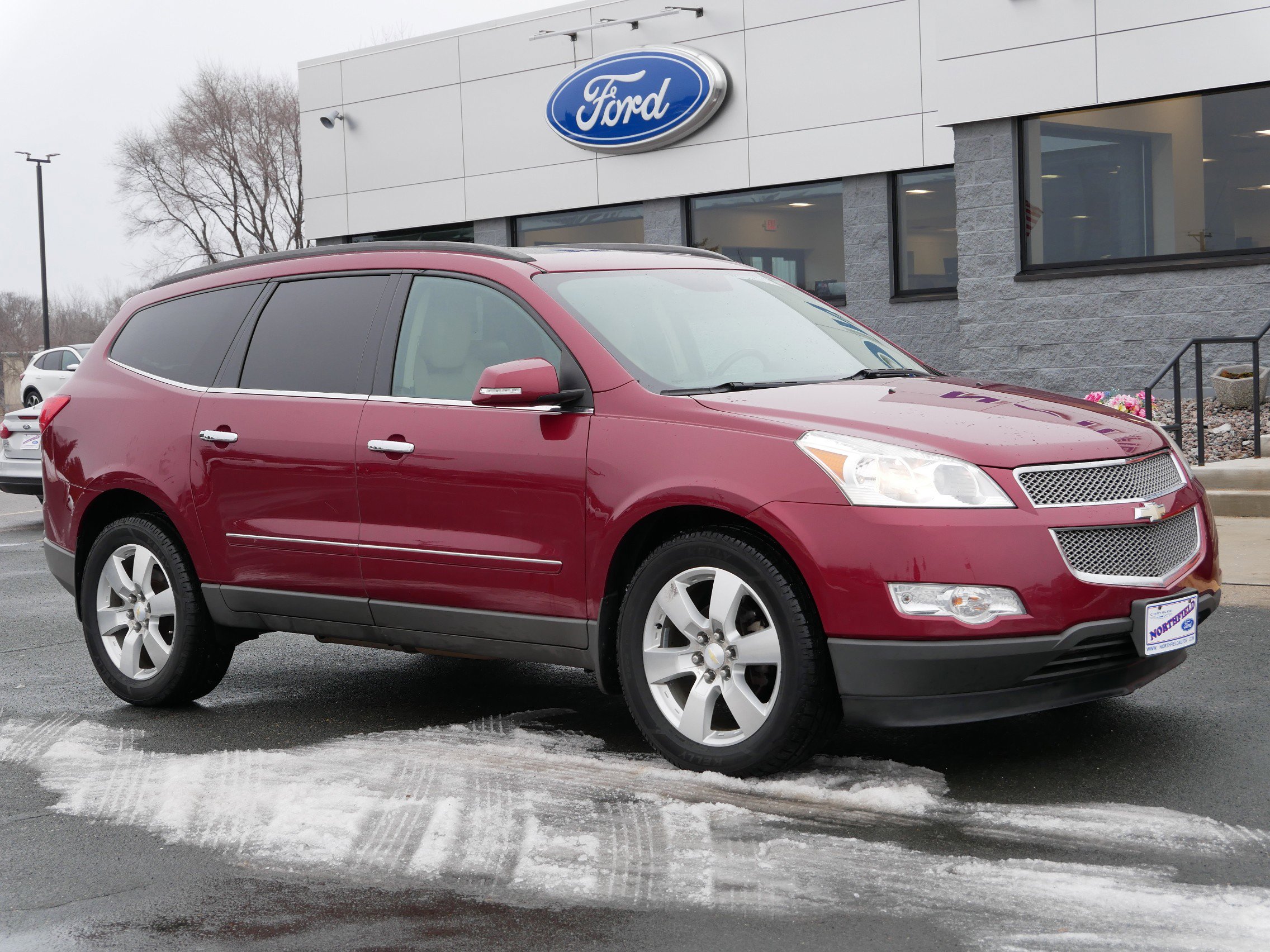 Used 2011 Chevrolet Traverse LTZ with VIN 1GNKVLED1BJ183503 for sale in Northfield, Minnesota