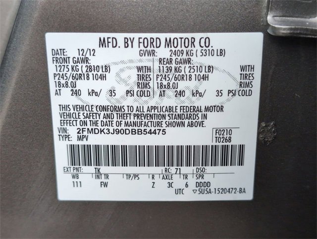 2013 Ford Edge SEL photo 20