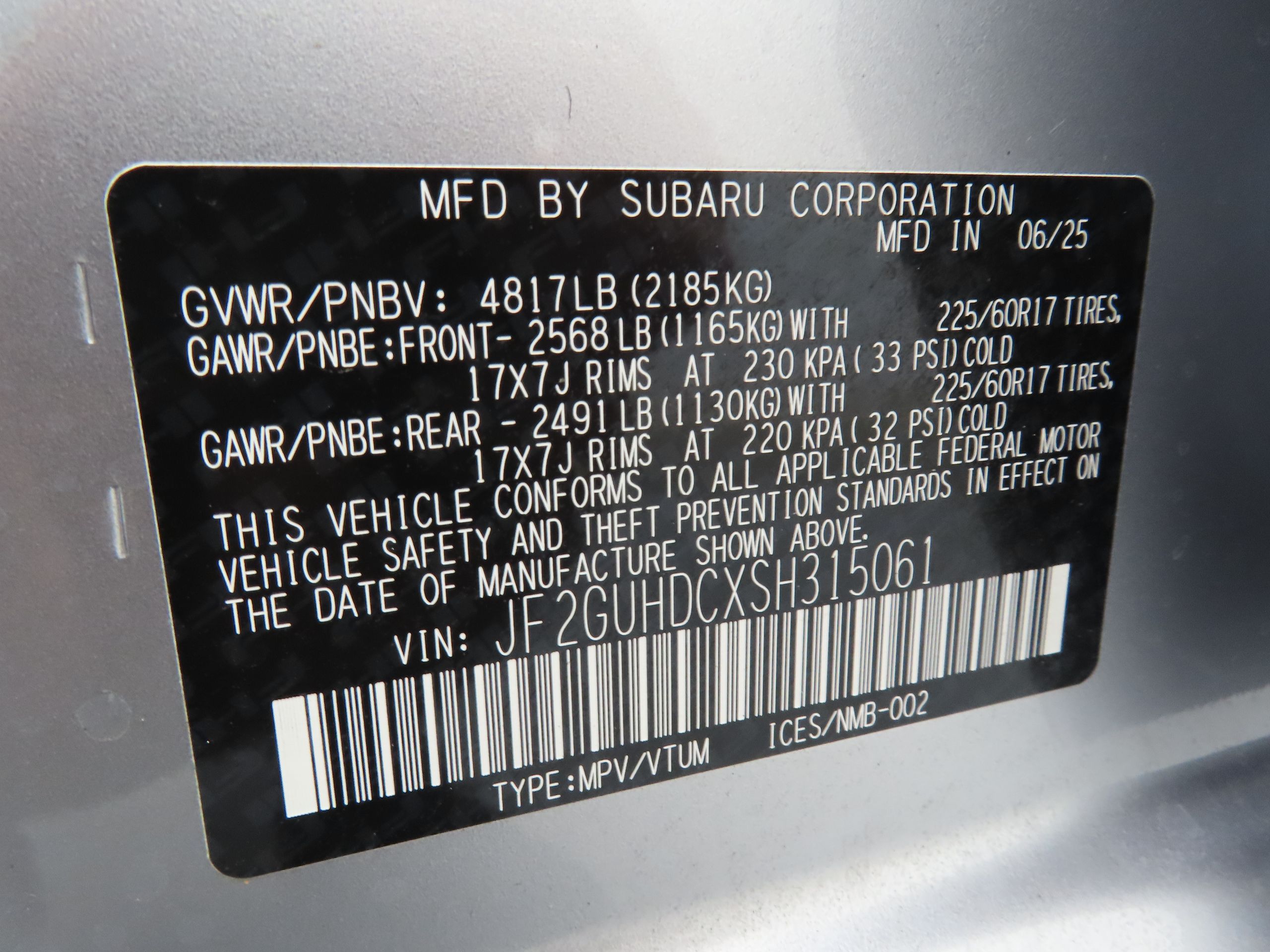 2025 Subaru Crosstrek Premium photo 25