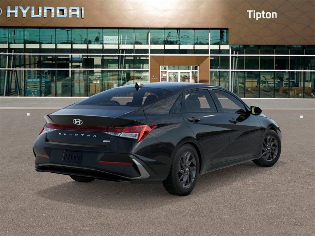 2025 Hyundai Elantra Hybrid Blue photo 3