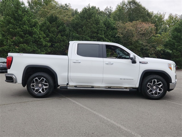 Used 2021 GMC Sierra 1500 SLT with VIN 3GTU9DEL6MG275228 for sale in Little Rock