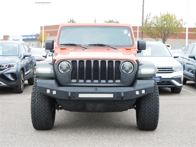 Used 2023 Jeep Wrangler 4-Door High Tide with VIN 1C4HJXDGXPW678486 for sale in Inver Grove Heights, Minnesota