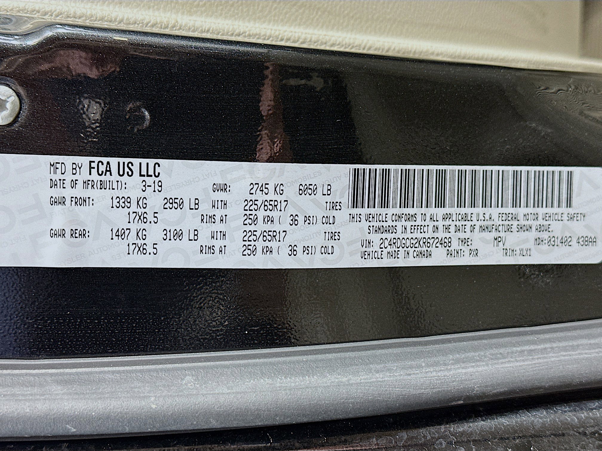 2019 Dodge Grand Caravan SXT photo 31