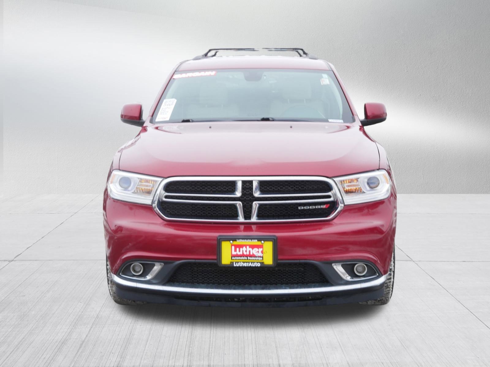Used 2014 Dodge Durango SXT with VIN 1C4RDJAG2EC414531 for sale in Cambridge, MN