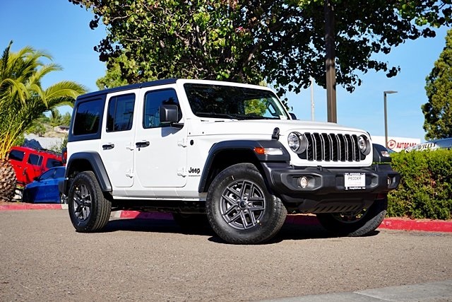 New 2026 Bright White Clear-Coat Exterior Paint Jeep Sport S image 2
