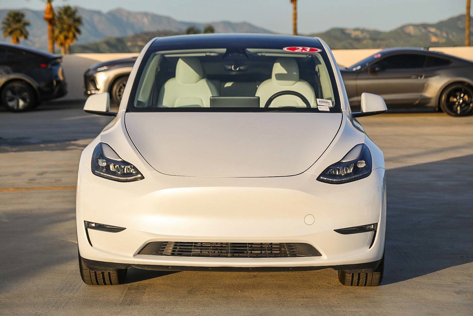 Used 2023 Tesla Model Y Long Range with VIN 7SAYGAEE7PF696041 for sale in Kansas City