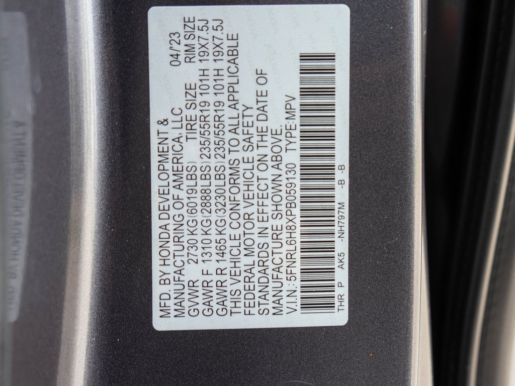 2023 Honda Odyssey Touring photo 37
