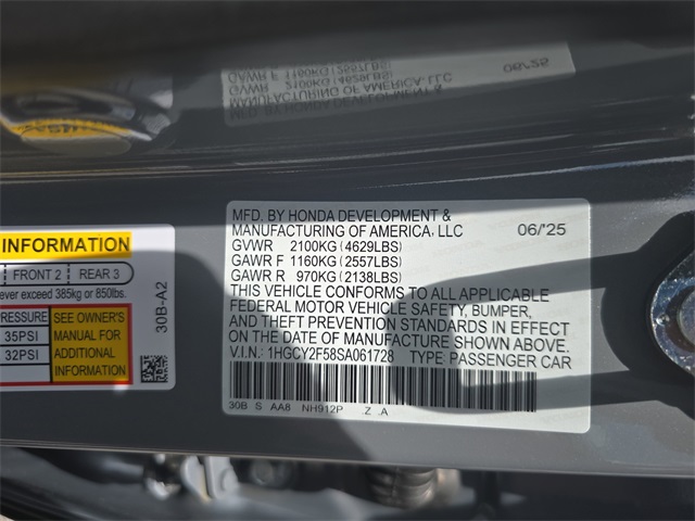 2025 Honda Accord Hybrid Sport photo 36