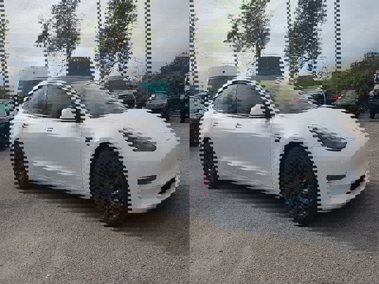 Used 2021 Tesla Model 3 Base with VIN 5YJ3E1EC7MF070173 for sale in Naples, FL