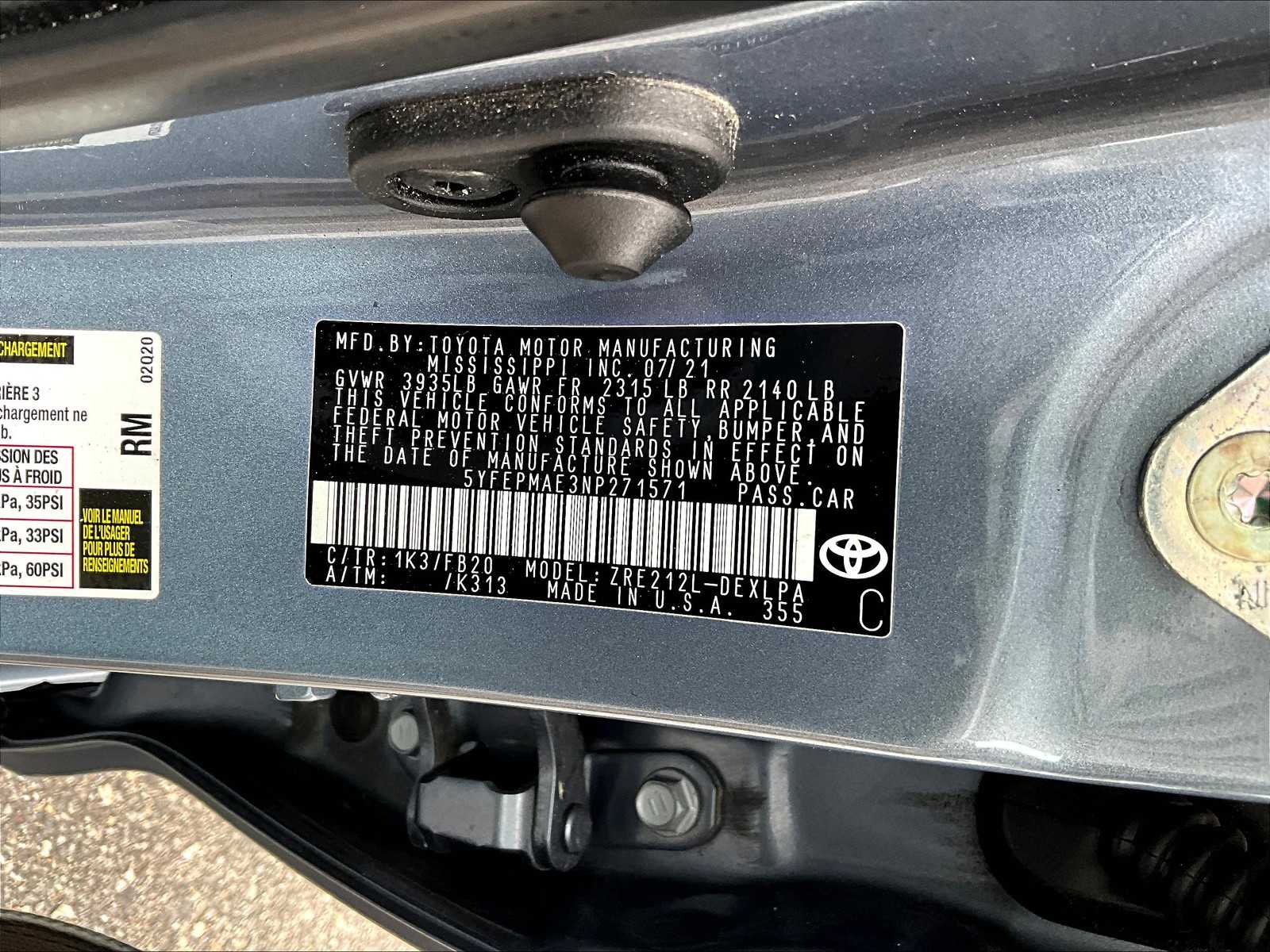 2022 Toyota Corolla LE photo 33