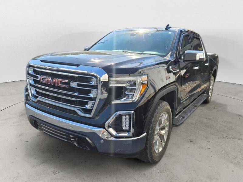 Certified 2021 GMC Sierra 1500 SLT with VIN 3GTU9DEL1MG268686 for sale in Little Rock
