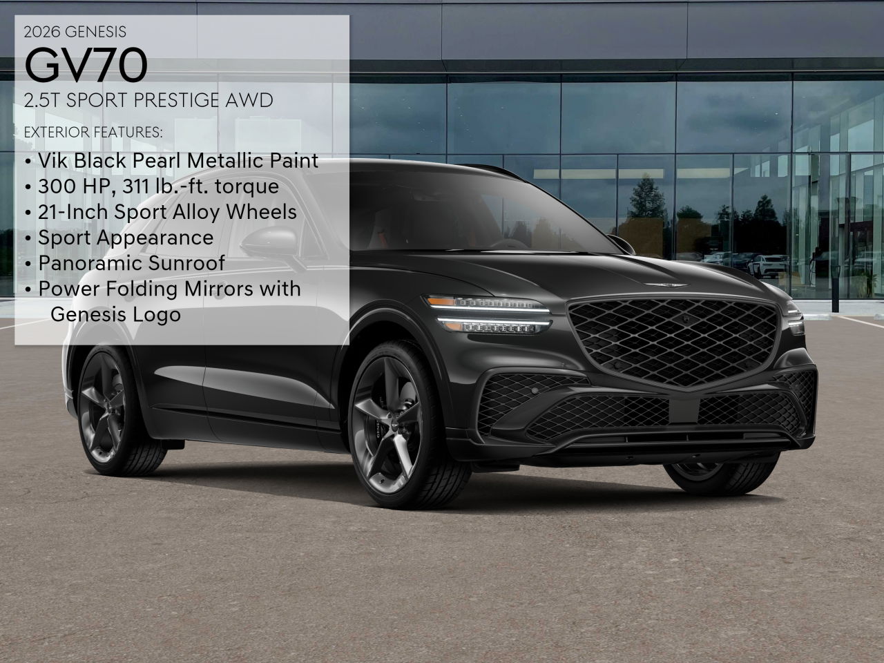 2026 Genesis GV70 2.5T Sport Prestige photo 2