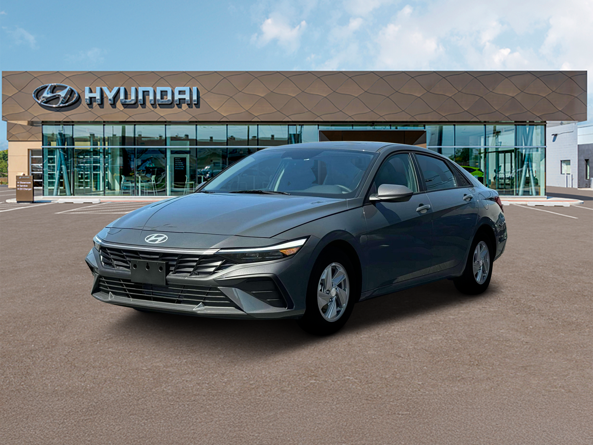 New 2025 Gray Hyundai SE image 1
