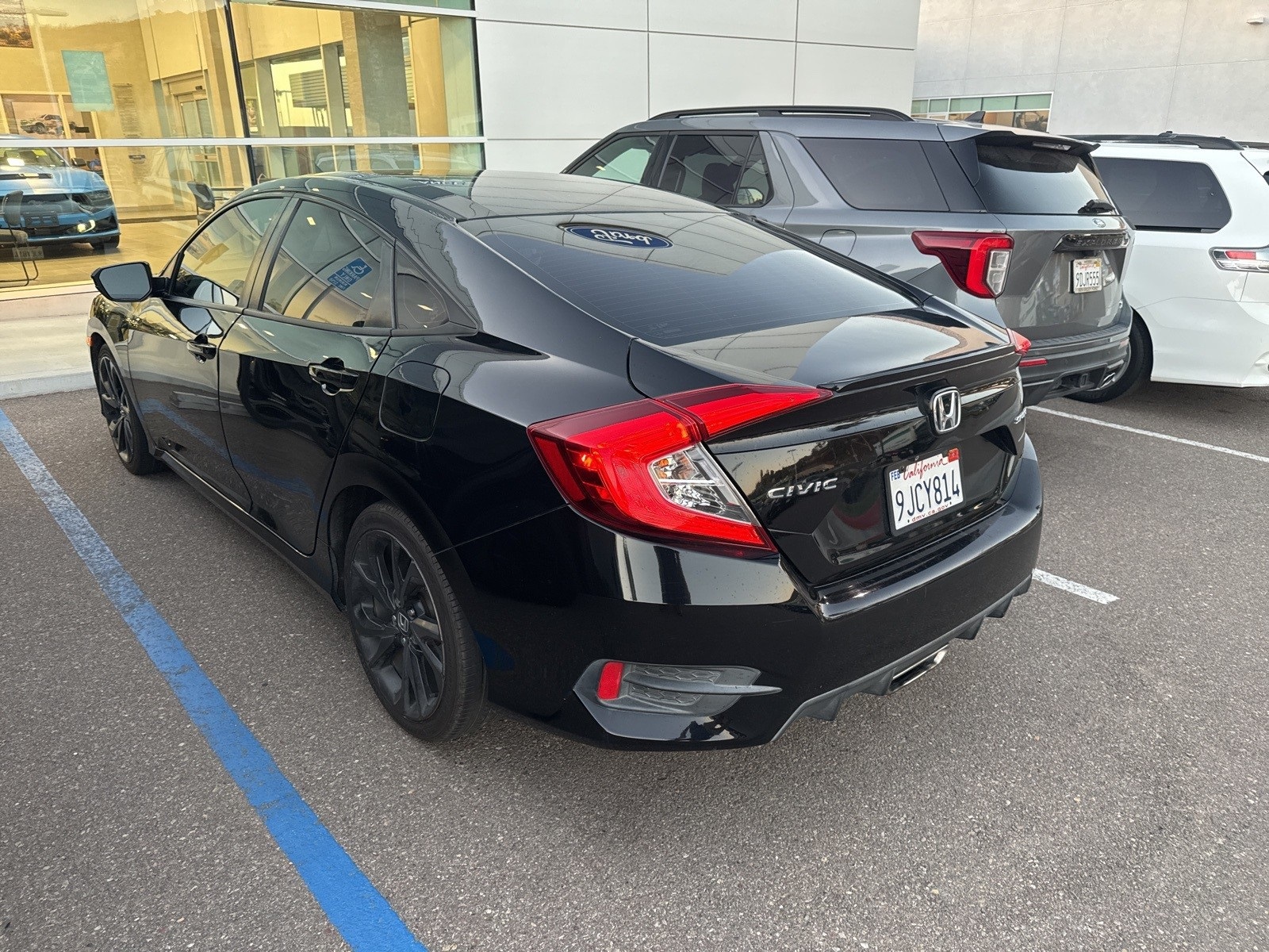Certified 2019 Honda Civic Sport with VIN 19XFC2F84KE203980 for sale in La Mesa, CA