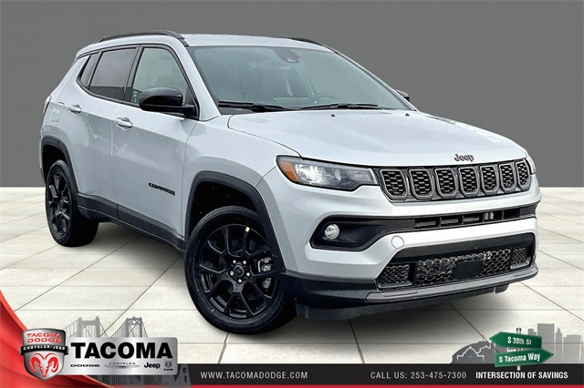 New 2025 Silver Zynith Metallic Clear-Coat Exterior Paint Jeep Latitude image 1