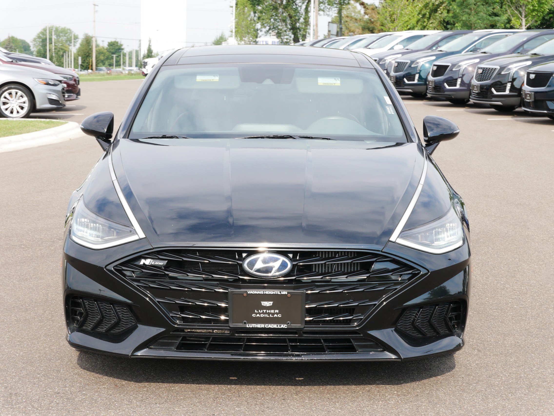 Used 2021 Hyundai Sonata N Line with VIN 5NPEK4JC7MH106244 for sale in Vadnais Heights, Minnesota
