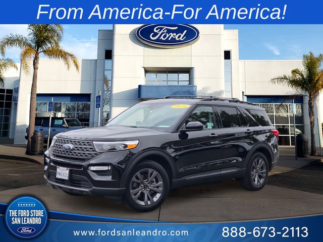 Used 2024 Agate Black Metallic Ford XLT image 1