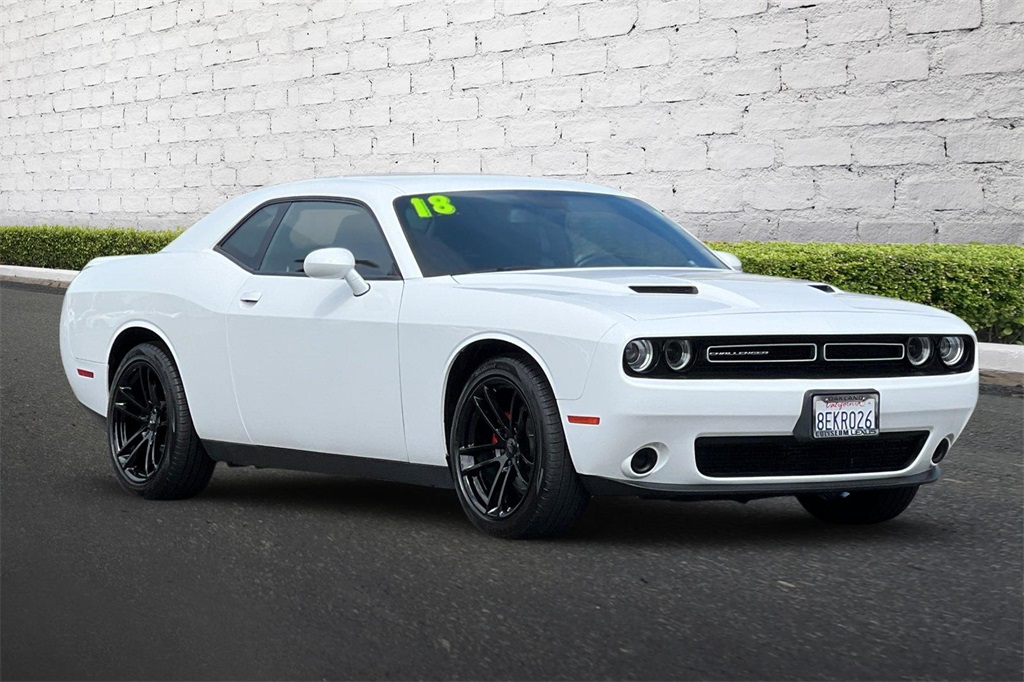 Used 2018 Dodge Challenger SXT with VIN 2C3CDZAG1JH303047 for sale in Oakland, CA