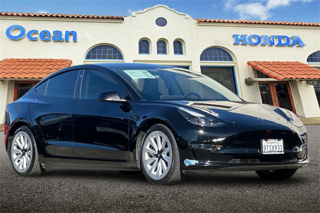 Used 2021 Tesla Model 3 Base with VIN 5YJ3E1EB7MF069757 for sale in Burlingame, CA