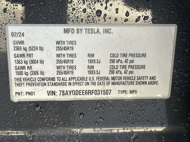 Used 2024 Tesla Model Y Long Range with VIN 7SAYGDEE6RF031507 for sale in Northfield, Minnesota