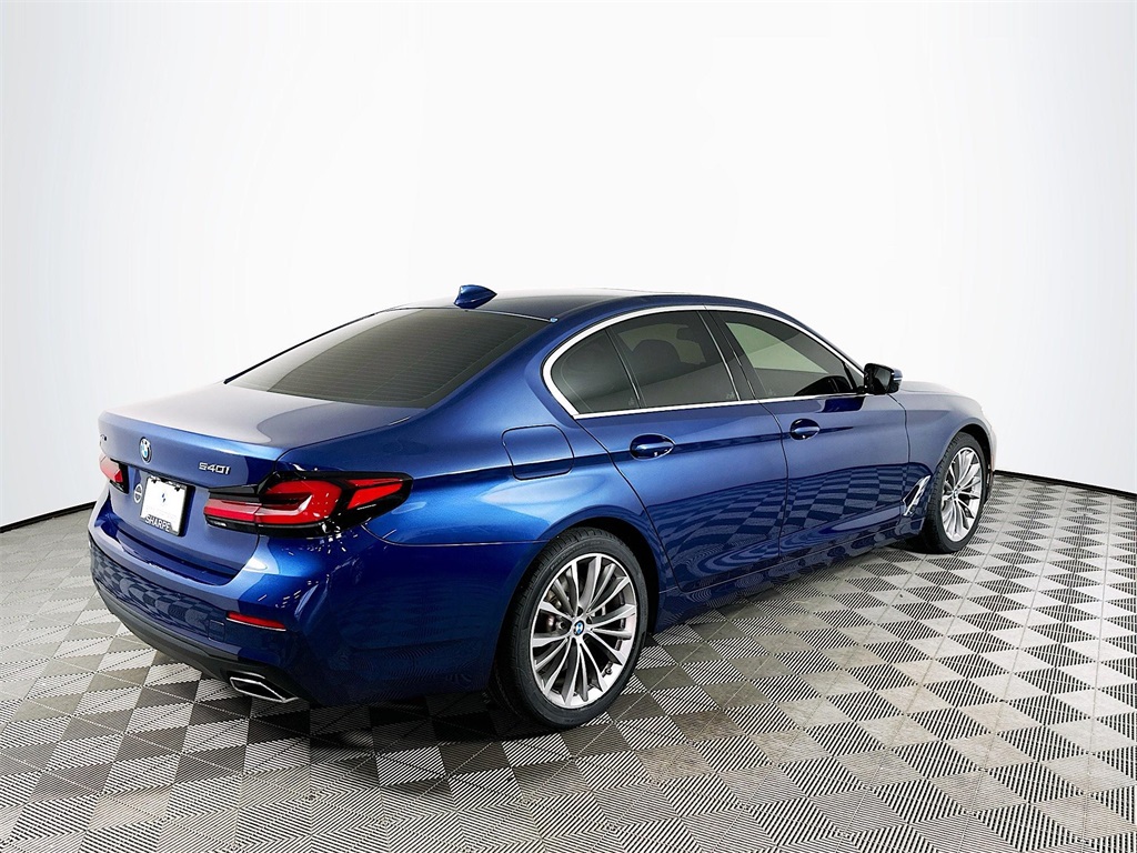 Used 2023 Blue Metallic BMW 540i xDrive image 5