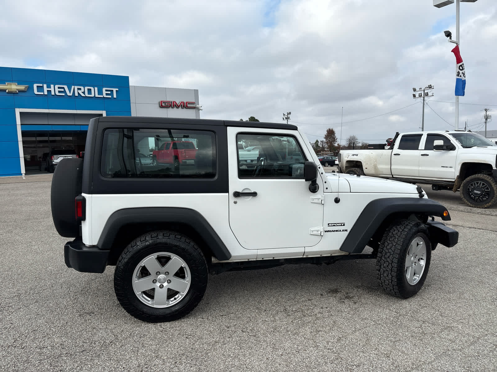 Used 2012 Jeep Wrangler Sport with VIN 1C4AJWAG5CL277004 for sale in Brownsville, TN