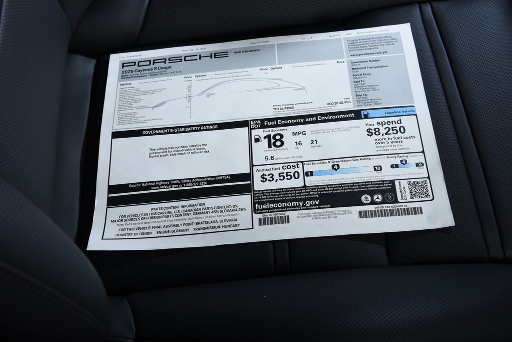 2025 Porsche Cayenne Coupe S photo 37
