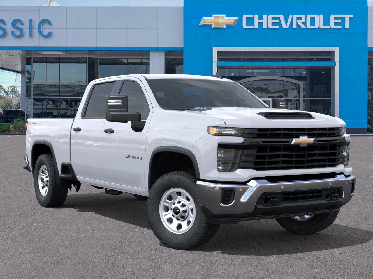 2026 Chevrolet Silverado 3500 HD WT White at Classic Elite Chevrolet Hwy 6