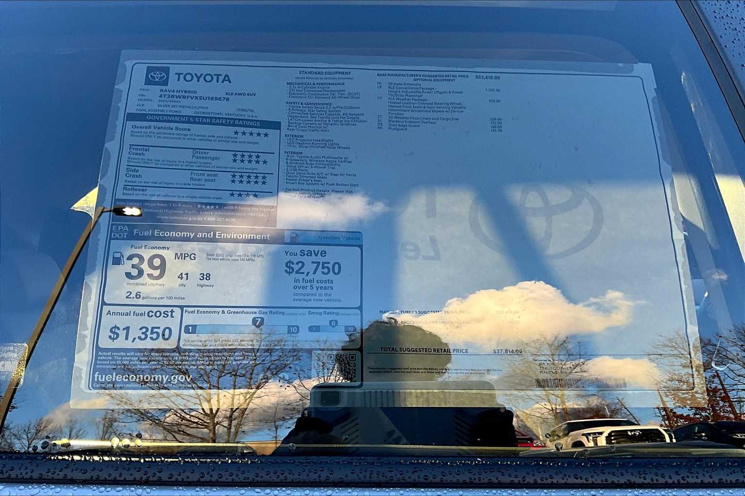 New 2025 Toyota RAV4 Hybrid XLE Sport Utility in Manchester SU169678