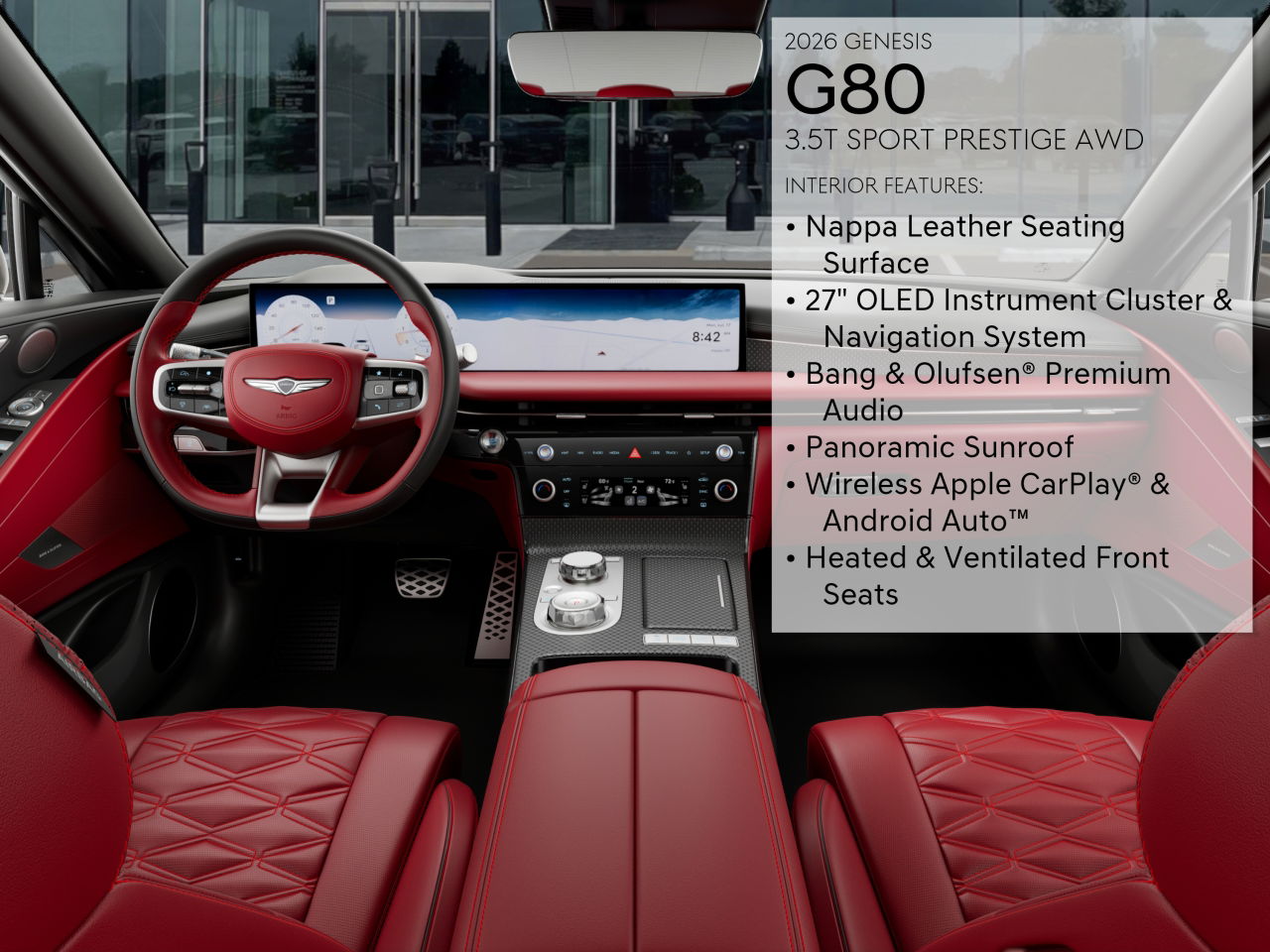 2026 Genesis G80 3.5T Sport Prestige AWD photo 16